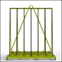  Fenster- und Elemente-Transportgestell  -  Glasbock , Fensterbock - A-Bock - www.lager-und-transporttechnik.info