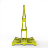  Fenster- und Elemente-Transportgestell  -  Glasbock , Fensterbock - A-Bock - www.lager-und-transporttechnik.info