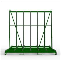 FGL window and elements Trailer- transport rack - FGL-A-2420-207-N - FGL Fenster- und Elemente-Transportgestell f�r Anh�nger  - Fensterbock - A-Bock - www.lager-und-transporttechnik.info