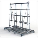 FGL window and elements Trailer- transport rack - FGL-A-2414-207-NQ5 - FGL Fenster- und Elemente-Transportgestell für Anhänger  - Fensterbock - A-Bock - www.lager-und-transporttechnik.info