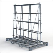 FGL window and elements Trailer- transport rack - FGL-A-2414-207-NQ5 - FGL Fenster- und Elemente-Transportgestell f�r Anh�nger  - Fensterbock - A-Bock - www.lager-und-transporttechnik.info