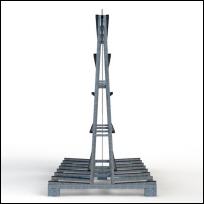 FGL window and elements Trailer- transport rack - FGL-A-2414-207-NQ5 - FGL Fenster- und Elemente-Transportgestell f�r Anh�nger  - Fensterbock - A-Bock - www.lager-und-transporttechnik.info