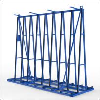 FGL window and elements Trailer- transport rack - FGL-AH-3012-279 F6 - FGL Fenster- und Elemente-Transportgestell f�r Anh�nger  - Fensterbock - A-Bock - www.lager-und-transporttechnik.info