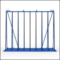 FGL window and elements Trailer- transport rack - FGL-AH-3012-279 F6 - FGL Fenster- und Elemente-Transportgestell f�r Anh�nger  - Fensterbock - A-Bock - www.lager-und-transporttechnik.info