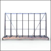 FGL glass window and elements Trailer- transport rack - FGL-AE-314-178-G4 - FGL Glas, Fenster- und Elemente-Transportgestell f�r Anh�nger  - Glas-Bock - Fensterbock - A-Bock- Anh�ngergestell - www.lager-und-transporttechnik.info