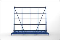 FGL glass window and elements Trailer- transport rack - FGL-AE-318-229-N - FGL Glas, Fenster- und Elemente-Transportgestell f�r Anh�nger  - Glas-Bock - Fensterbock - A-Bock- Anh�ngergestell - www.lager-und-transporttechnik.info