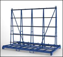 FGL glass window and elements Trailer- transport rack - FGL-AE-318-229-N - FGL Glas, Fenster- und Elemente-Transportgestell f�r Anh�nger  - Glas-Bock - Fensterbock - A-Bock- Anh�ngergestell - www.lager-und-transporttechnik.info