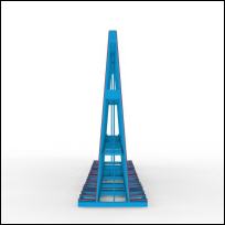 FGL Heavy duty , coupleable  Jumbo glass  transport rack - FGL-AV 3000 K2 - FGL koppelbares Glastransportgestell , Jumbo Glasgestell fr ganze Bandmae, Koppelgestell Glasbock - A-Bock - www.lager-und-transporttechnik.info