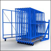 FGL swing storage system for iso or floating glass and caps - FGL-B-5000 E70-10 - FGL Buchlager-System f�r Einzelgl�ser, Kisten und Caps,   www.lager-und-transporttechnik.info
