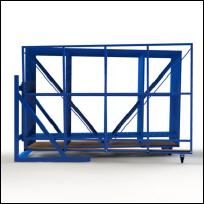 FGL swing storage system for iso or floating glass and caps - FGL-B-5000 E70-10 - FGL Buchlager-System f�r Einzelgl�ser, Kisten und Caps,   www.lager-und-transporttechnik.info