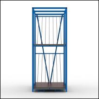 FGL window storage , double storage and transportbox for windows , FGL FBK-128-8-2, FGL Lager- und Transportgestell fr Fenster-Elemente - www.lager-und-transporttechnik.info