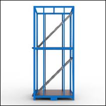 FGL window storage , double storage and transportbox for windows , FGL FBK-128-8-2, FGL Lager- und Transportgestell fr Fenster-Elemente - www.lager-und-transporttechnik.info