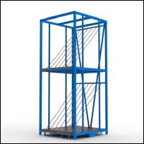 FGL window storage , double storage and transportbox for windows , FGL FBK-128-8-2, FGL Lager- und Transportgestell fr Fenster-Elemente - www.lager-und-transporttechnik.info