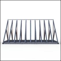 FGL glass and window storage harp rack, stationary harp rack for glass and window elements ,- FGL-FL-2412 - FGL F�chergestell zur Lagerung von Isoliergl�ser und  T�ren und Fensterelementen- www.lager-und-transporttechnik.info