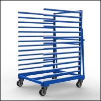 FGL carriar spar trolley one-sided, FGL-FWA-121-14-PA , FGL Fcher- und Etagenwagen, Tragarmwagen , www.lager-und-transporttechnik.info