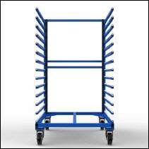 FGL carriar spar trolley one-sided, FGL-FWA-121-14-PA , FGL Fcher- und Etagenwagen, Tragarmwagen , www.lager-und-transporttechnik.info