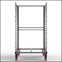 FGL carriar spar trolley one-sided, FGL-FWA-121-26-PA , FGL F�cher- und Etagenwagen, Tragarmwagen , www.lager-und-transporttechnik.info