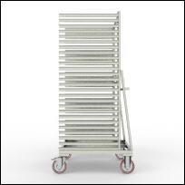 FGL carriar spar trolley one-sided, FGL-FWA-121-26-PA , FGL F�cher- und Etagenwagen, Tragarmwagen , www.lager-und-transporttechnik.info