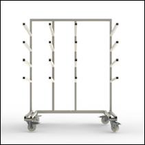 FGL carriar spar trolley one-sided, FGL-HWT-169-94, FGL Fcher- und Etagenwagen, Tragarmwagen , www.lager-und-transporttechnik.info