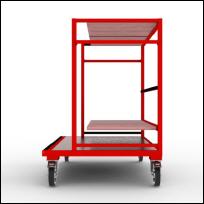 FGL frame and profil section trolley - FGL-KFW-2045 - FGL Fcherwagen und Rahmenwagen fr Rahmen und Profile, www.lager-und-transporttechnik.info