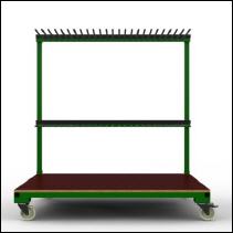 FGL frame and profil section trolley - FGL-KFW-2045 - FGL Fcherwagen und Rahmenwagen fr Rahmen und Profile, www.lager-und-transporttechnik.info