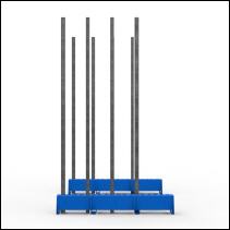 FGL slab rack - FGL heavy duty  bundle an universal rack for glass, panels, elemente and metall sheets , FGL-KI-5002-AC , FGL Glas- und Kistenigel als Universal-Lagersystem - www.lager-und-transporttechnik.info