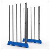 FGL slab rack - FGL heavy duty  bundle an universal rack for glass, panels, elemente and metall sheets , FGL-KI-5002-EC , FGL Glas- und Kistenigel als Universal-Lagersystem - www.lager-und-transporttechnik.info