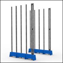 FGL slab rack - FGL heavy duty  bundle an universal rack for glass, panels, elemente and metall sheets , FGL-KI-5002-EC , FGL Glas- und Kistenigel als Universal-Lagersystem - www.lager-und-transporttechnik.info