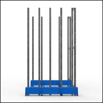FGL slab rack - FGL heavy duty  bundle an universal rack for glass, panels, elemente and metall sheets , FGL-KI-5002-EC , FGL Glas- und Kistenigel als Universal-Lagersystem - www.lager-und-transporttechnik.info
