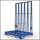 FGL glass and window and elements transport rack, bastidor de transporte parra vidrio, ventanas y puertas, Chariot de transport sur des fenêtres y du verre,  FGL 161-216-N , FGL Transportgestell für Glas,  Fenster und Türen , www.lager-und-transporttechnik.info