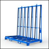 FGL-L-2212-197-N FGL glass and window and elements transport rack- bastidor de transporte parra vidrio, ventanas y puertas, Chariot de transport sur des fenêtres y du verre,  FGL Transportgestell für Glas,  Fenster und Türen , www.lager-und-transporttechnik.info