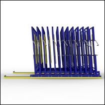 FGL QLG- V-5000 CK-13-180, FGL side shift drawer compact glass storage systeme, FGL Clasificadores para vidrio autom�tico y manual, FGL Querlager Verschiebelager f�r Einzelgl�ser , Kisten und Caps, www.lager-und-transporttechnik.info