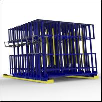 FGL QLG- V-5000 CK-13-180, FGL side shift drawer compact glass storage systeme, FGL Clasificadores para vidrio autom�tico y manual, FGL Querlager Verschiebelager f�r Einzelgl�ser , Kisten und Caps, www.lager-und-transporttechnik.info