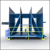 FGL QLG- V-6000 E160, FGL side shift drawer compact glass storage systeme, FGL Clasificadores para vidrio autom�tico y manual, FGL Querlager Verschiebelager f�r Einzelgl�ser , Kisten und Caps, www.lager-und-transporttechnik.info