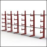 FGL-LR-60006 - estantería voladiza pesada, étagère lourd pour les profils longues, rayonnages Cantilever  lourds,  FGL Cantilever Racks heavy duty - www.lager-und-transporttechnik.info