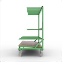 FGL-RW-15N, Chariot double pour le transport et le stockage de cadre et  profil�s verticaux, carro doble para transporte y almacenamiento de los marcos y perfiles verticales, FGL F�cherwagen f�r Rahmenprofile, Rahmenwagen, www.lager-und-transporttechnik.info