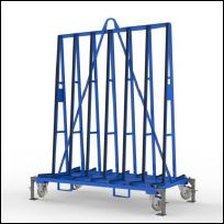FGL- RWA-181-207 N, Chariot � verre, chariots porte-vitres ou porte-verres pour le transport s�curise de vitres, FGL carro de vidrio y ventanas o placas, FGL Glass and window trolley - glass transport cart,  FGL Rollwagen - Transportwagen f�r Glas , Febster und Plattenwaren , www.lager-und-transporttechnik.info