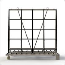 FGL- RWA-231-208-NQ5, Chariot � verre, cahariot de menuisiere, chariots porte-vitres ou porte-verres et anneaux en PVC y bois  pour le transport s�curise de vitres, FGL carro de vidrio y ventanas o placas, FGL Glass and window trolley - glass transport cart, shipping cart,  FGL Rollwagen - Transportwagen f�r Glas , Febster und Plattenwaren, Glastransportwagen, Fenstertransportwagen , Plattenwagen, www.lager-und-transporttechnik.info