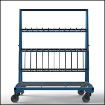 FGL-RW148-12N, Chariot pour le transport et le stockage de profils verticaux et des vitres, panneaux, etc. , Carro para transporte y almacenamiento de los perfiles verticales y marco de vetana ,FGL Shelf cart forTransport and interim storage of frames and sashes and profiles, FGL Fcherwagen fr Rahmenprofile, Rahmenwagen, www.lager-und-transporttechnik.info