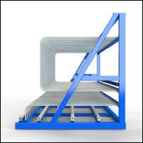 FGL-SGW-2070, FGL systems for storage of elements, frames and sashes,Estanter�as de elementos   ventanas y puertas,   FGL Lagergestell f�r Fenster und T�ren Elemente, chevalet classeur pour menuiserie, chevalet stockage pour de fen�tre et cadre et les �l�ments,  www.lager-und-transporttechnik.info