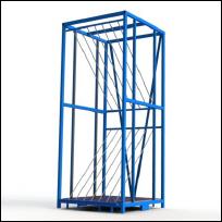 FGL-TKB-128-8 , FGL tranport rack for doors, FGL chevalet pour les portes, bastidor para transporte de puertas, FGL T�ren transportbox, www.lager-und-transporttechnik.info