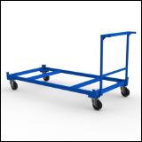 FGL-UW-201 P15, FGL undercarriage for glass and window transport rack, FGL chariot supérieur pour les Chevalet de stockage, tren de aterrizaje para los estanteria de transporte y almacenamiento,FGL  dollie, FGL Unterwagen für Glastransportgestelle und Fenstertransportgestelle, www.lager-und-Transporttechnik.info