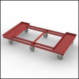 FGL-UW-2312, FGL undercarriage for glass and window transport rack, FGL chariot supérieur pour les Chevalet de stockage, tren de aterrizaje para los estanteria de transporte y almacenamiento,FGL  dollie, FGL Unterwagen für Glastransportgestelle und Fenstertransportgestelle, www.lager-und-Transporttechnik.info