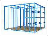 FGL vertical shelf system , storage bay for windows and doors, elements and wooden plates and sheets - FGL Faächerlager für fenster, Türen und Holzelemente - www.lager-und-transporttechnik.info