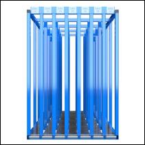 FGL-PL-210-7 N  Plattenlager f�r Holz - Kunststoff - Blechtafeln - fFGL vertical storage system for wooden - plastic  -  metal sheets - www.lager-und-transporttechnik.info