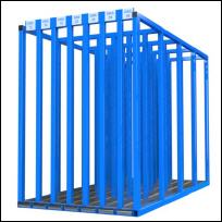 FGL-PL-210-7 N  Plattenlager f�r Holz - Kunststoff - Blechtafeln - fFGL vertical storage system for wooden - plastic  -  metal sheets - www.lager-und-transporttechnik.info