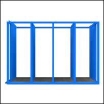 FGL-PL-210-7 N  Plattenlager f�r Holz - Kunststoff - Blechtafeln - fFGL vertical storage system for wooden - plastic  -  metal sheets - www.lager-und-transporttechnik.info