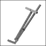 FGL glass clamp holder for transport trolleys - FGL Glaspanhalter für Roll-und Transportwagen - www.lager-und-transporttechnik.info
