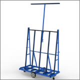 FGL fitting cart , trolley for single glass sheets and window elements, FGL-GKW-149-165 , FGL Monategwagen fr Einzelglser und Fensterelemente - www.info@lager-und-transporttechnik.info