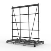 FGL-T-2412-245-7 NQ , FGL T-Rack , FGL transportrack for facades and elements - FGL Chevalet pour les éléments de façades, Caballete para elementos de fachada - bastidor para elementos de fachada, FGL Transportgestelle für Fenster, Fassaden und Elemente , FGL T-Gestell - www.lager-und-transporttechnik.info